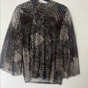 Chico’s‎ Leopard Print Women's Top Size 2 US L